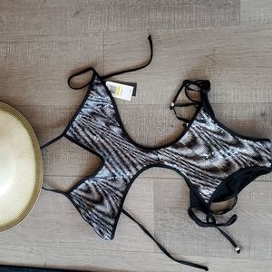 NWT Guess Sequin Monokini.  Size Medium
